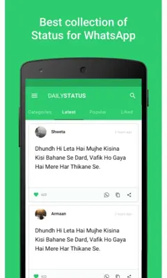 DailyStatus android App screenshot 4